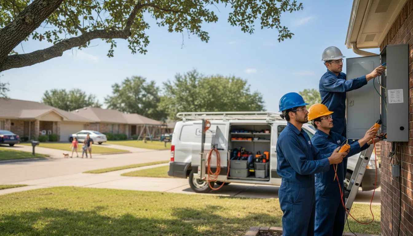 Certified electrician providing emergency electrical services in Hamel, MN